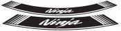 Rim strip PUIG 5528B NINJA white set of 8 rim strips