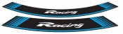 Rim strip PUIG 5531A RACING blue set of 8 rim strips