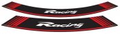 Rim strip PUIG 5531R RACING red set of 8 rim strips