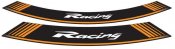 Rim strip PUIG 5531T RACING orange set of 8 rim strips