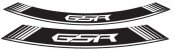 Rim strip PUIG 5989B GSR white set of 8 rim strips