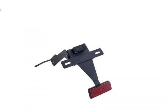 Adjustable license support PUIG 6092N black