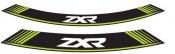 Rim strip PUIG 9292V ZXR green set of 8 rim strips