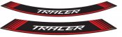 Rim strip PUIG 9293R TRACER red set of 8 rim strips