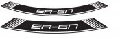 Rim strip PUIG 9311B ER6 white set of 8 rim strips