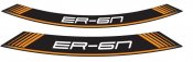 Rim strip PUIG 9311T ER6 orange set of 8 rim strips