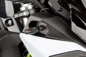 Turn signals PUIG STICK black front, homologated