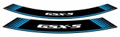 Rim strip PUIG 9442A GSXS blue set of 8 rim strips