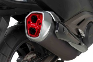 End tube for exhaust PUIG 9542R red