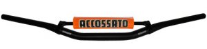 Handlebar ACCOSSATO aluminium, 28.5 mm black