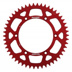 Rear ALU sprocket SUPERSPROX red 50T, 520