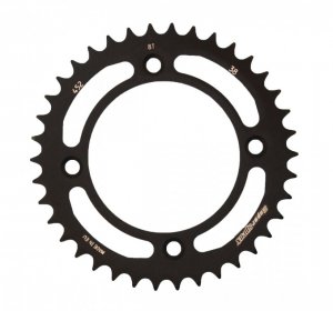 Rear ALU sprocket SUPERSPROX black 39T, 415