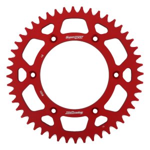 Rear ALU sprocket SUPERSPROX RAL-8000:48-RED red 48T, 520