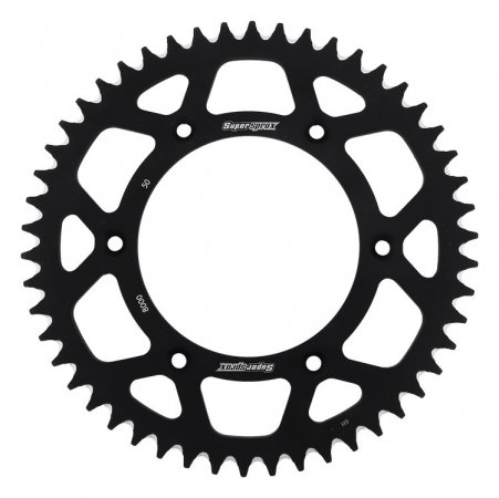 Rear ALU sprocket SUPERSPROX black 50T, 520 for BETA RR 350 (2011-2019)