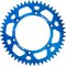 Rear ALU sprocket SUPERSPROX blue 49T, 520