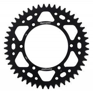 Rear ALU sprocket SUPERSPROX black 48T, 520