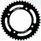 Rear ALU sprocket SUPERSPROX black 44T, 428