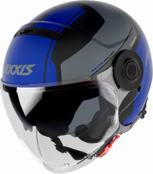 JET helmet AXXIS RAVEN SV ABS milano matt blue XS