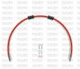 Rear brake hose kit Venhill KAW-2010RS-RD POWERHOSEPLUS (1 hose in kit) Red hoses, stainless steel fittings