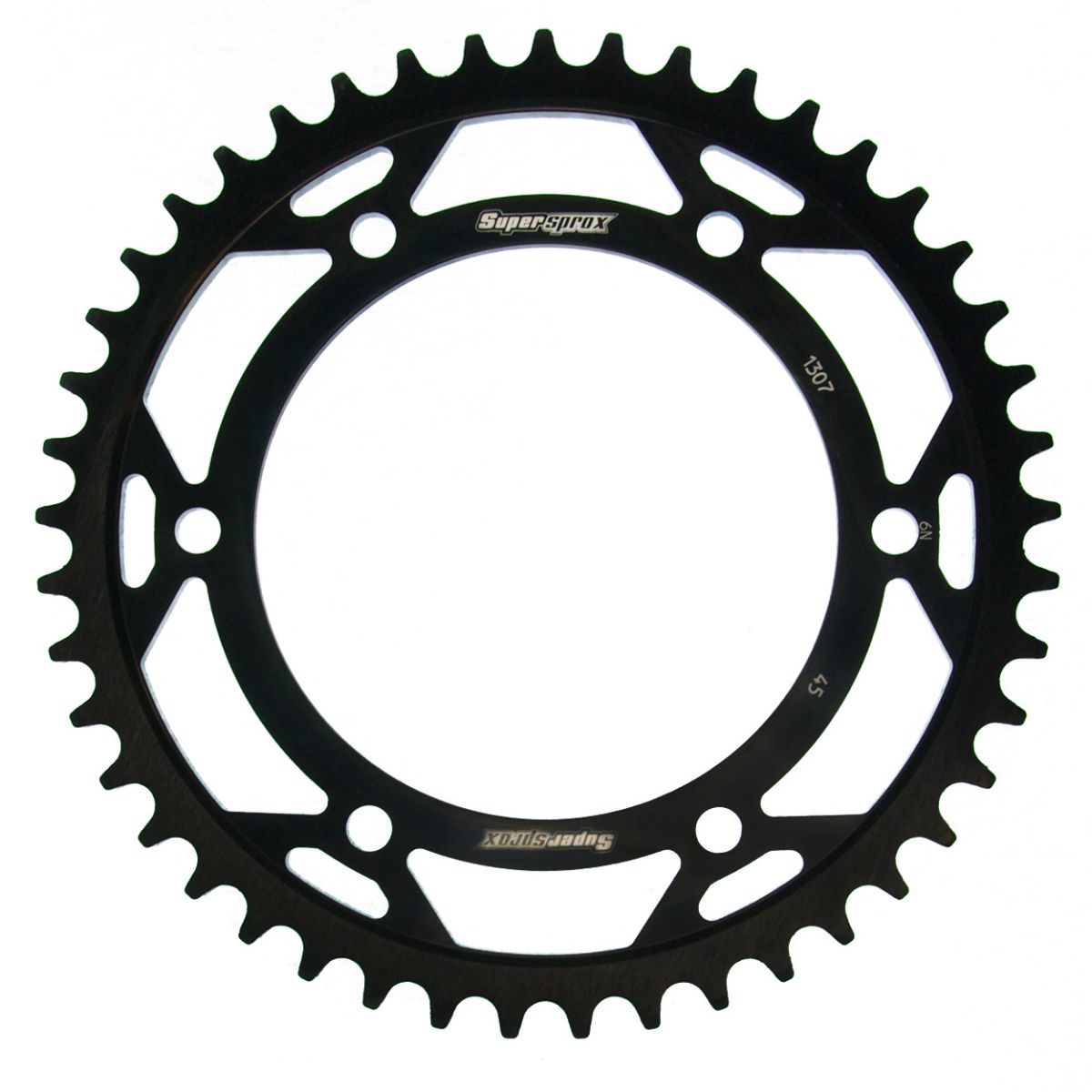 Rear sprocket SUPERSPROX RFE-1307:45-BLK black 45T, 525