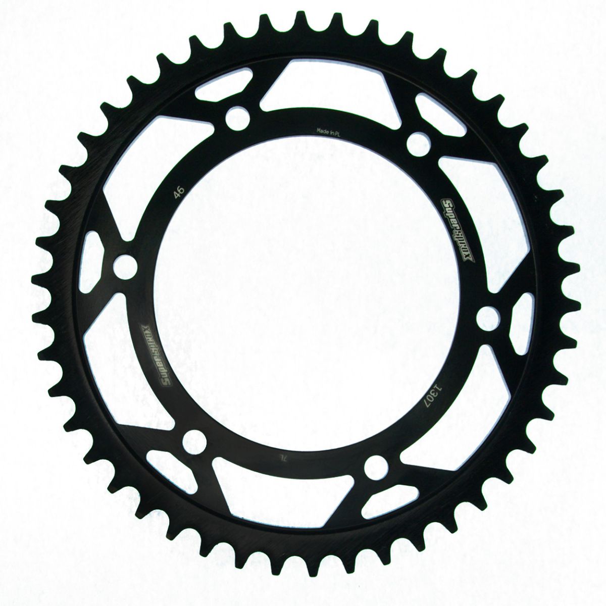 Rear sprocket SUPERSPROX RFE-1307:46-BLK black 46T, 525