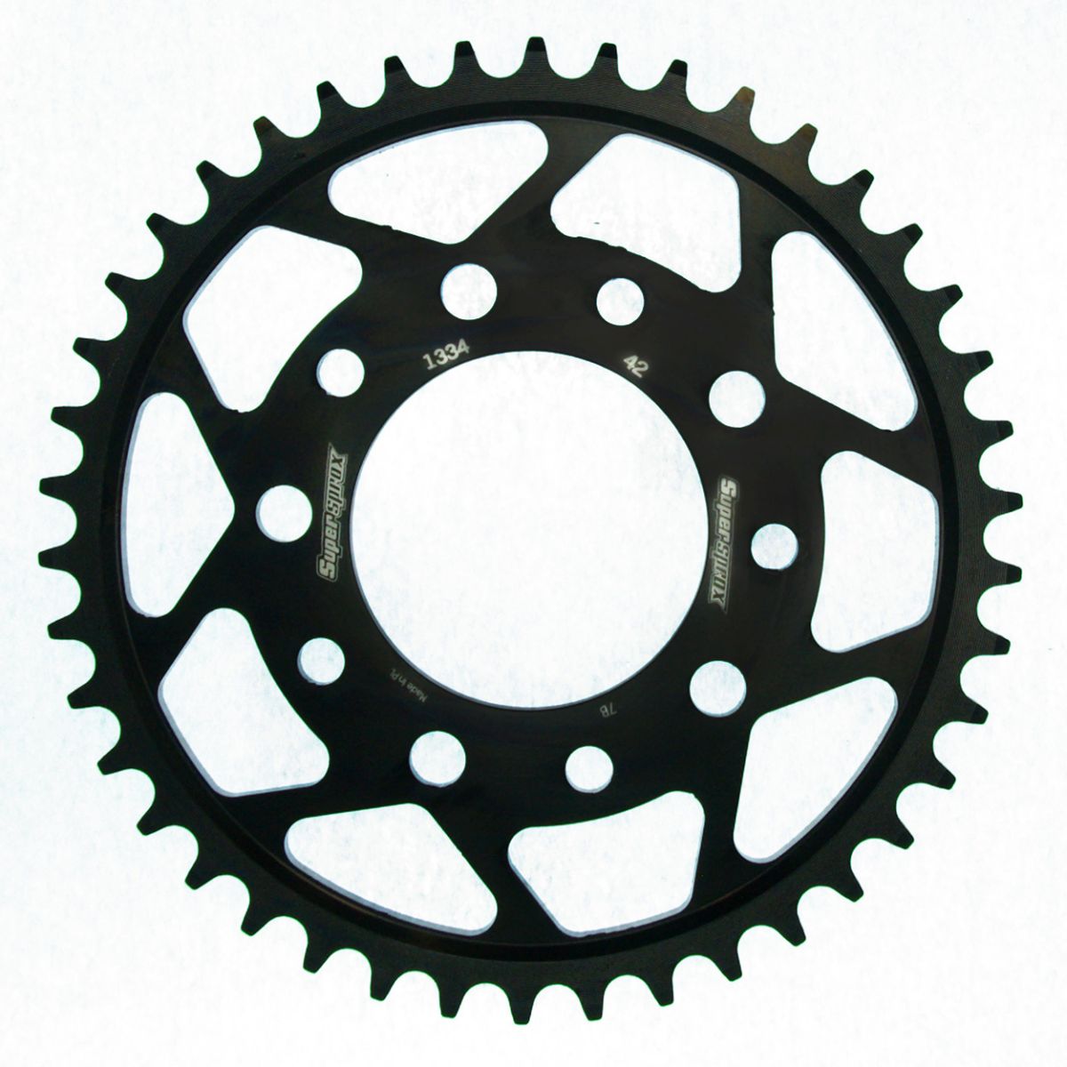 Rear sprocket SUPERSPROX RFE-1334:42-BLK black 42T, 530