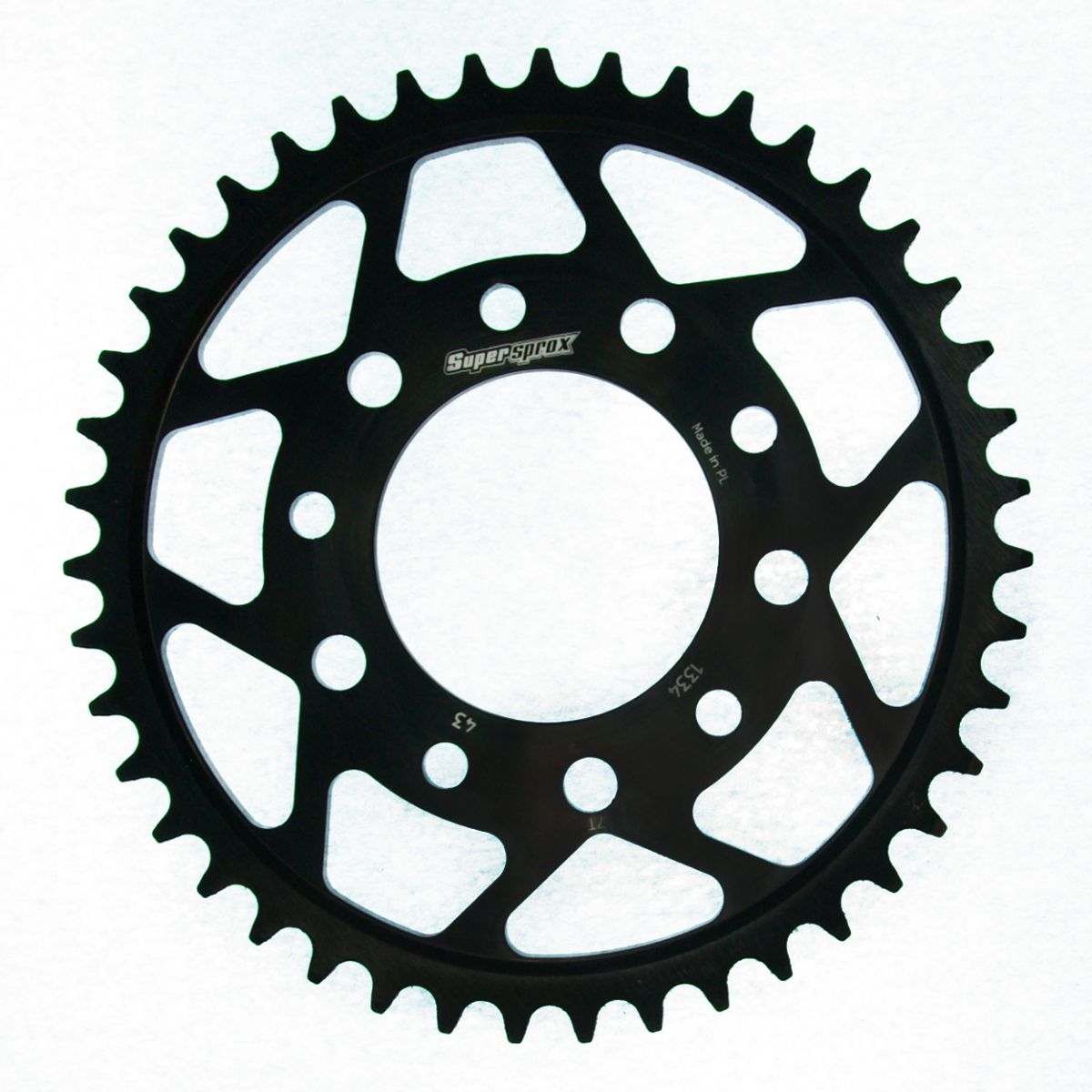 Rear sprocket SUPERSPROX RFE-1334:43-BLK black 43T, 530