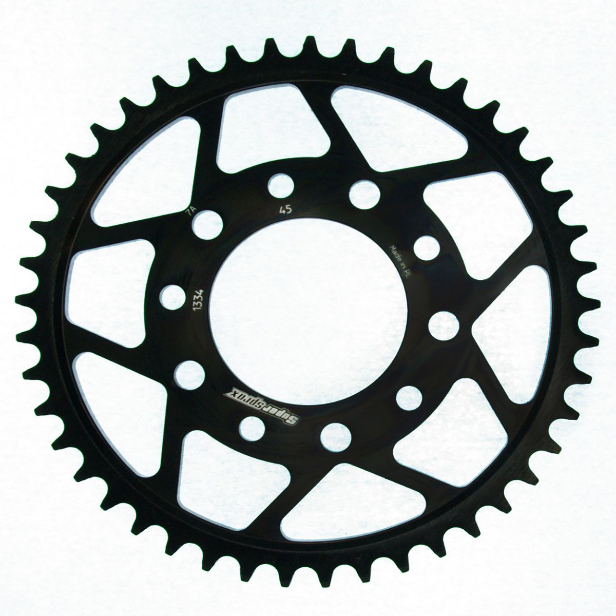 Rear sprocket SUPERSPROX RFE-1334:45-BLK black 45T, 530