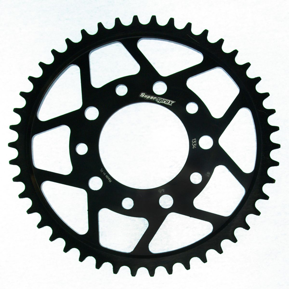 Rear sprocket SUPERSPROX RFE-1334:46-BLK black 46T, 530