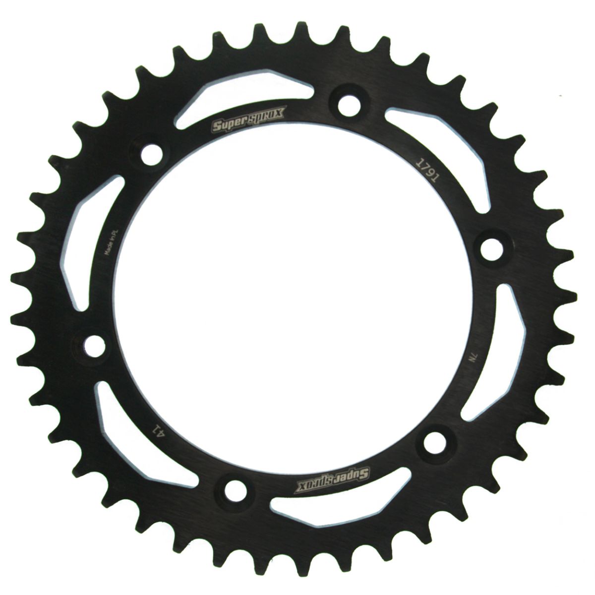 Rear sprocket SUPERSPROX RFE-1791:41-BLK black 41T, 525