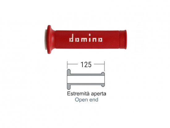 Grips DELLORTO 184170190 ROAD white/red