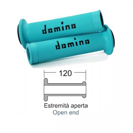 Grips DOMINO 184170200 Road cyan/black 125mm