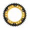 Rear sprocket SUPERSPROX STEALTH gold 43T, 520