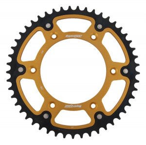 Rear sprocket SUPERSPROX STEALTH gold 49T, 520