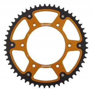 Rear sprocket SUPERSPROX STEALTH gold 53T, 520