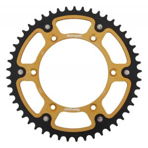 Rear sprocket SUPERSPROX STEALTH gold 49T, 520