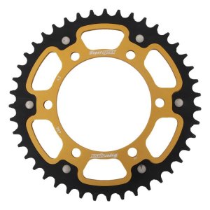 Rear sprocket SUPERSPROX STEALTH gold 43T, 520