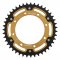 Rear sprocket SUPERSPROX STEALTH gold 43T, 520