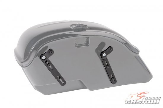 Rigid saddlebag supports CUSTOMACCES SV0022N SV black