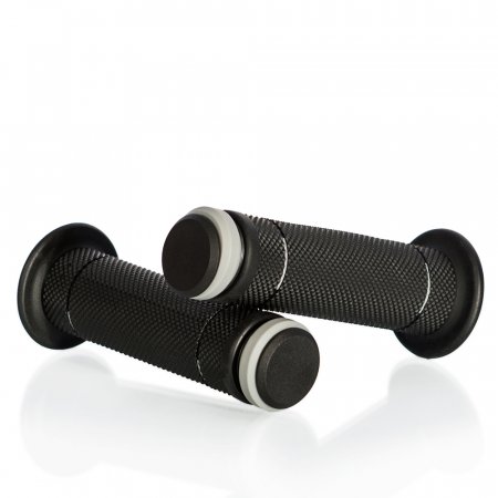 Road racing grips MOTION STUFF ADVANCED Black/Grey (full diamond)