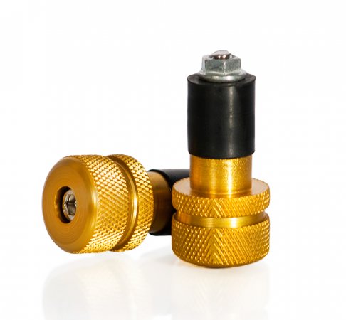 Handlebar ends MOTION STUFF ORIGINAL gold (d18-20mm)