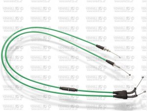 Throttle cables (pair) Venhill Y01-4-078-GR featherlight green