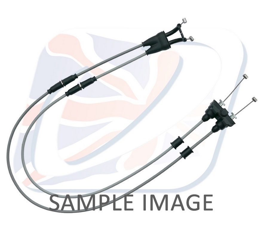 Throttle cables (pair) Venhill Y01-4-078-GY featherlight grey