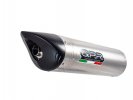 Slip-on exhaust GPR BE.3.TIBTO TIBURON Brushed Titanium including removable db killer and link pipe