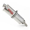 Slip-on exhaust GPR BE.16.TRI TRIOVAL Polished Stainless Steel including removable db killer and link pipe