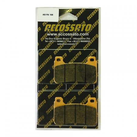 Brake pads ACCOSSATO AGPA108 OR