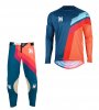 Set of MX pants and MX jersey YOKO VIILEE blue/orange; blue/orange/blue 30 (S)