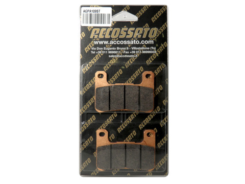 Brake pads ACCOSSATO AGPA109 ST